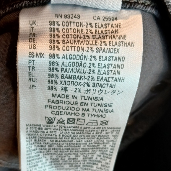 Diesel Tepphar slim carrot jeans 33x32 - Picture 9 of 9